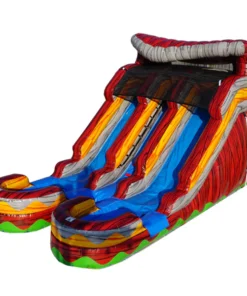 15' Dual Lane Fire Slide