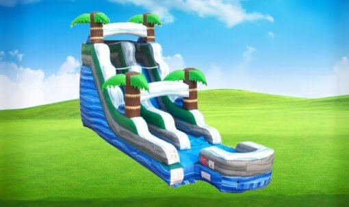 15ft Palm Tree Wet/Dry Slide
