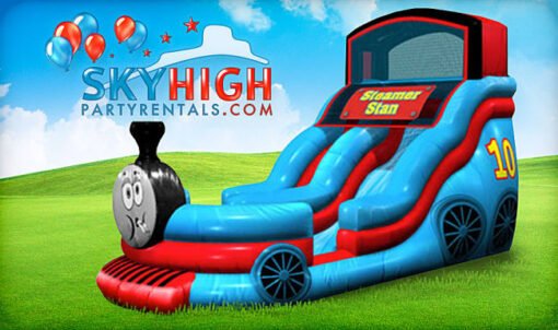 18ft Stanley Steamer Train Slide (Wet & Dry)