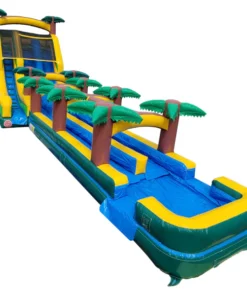 19' 2-Lane Palm Tree Screamer Slide - Slip n Splash