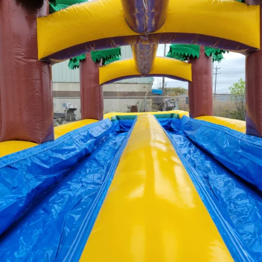 19' 2-Lane Palm Tree Screamer Slide - Slip n Splash - Image 2