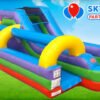 34ft Retro Combo Slip N Water Slide