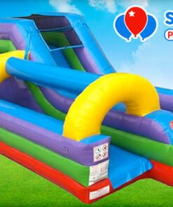 34ft Retro Combo Slip N Water Slide