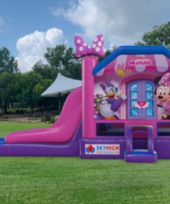 3in1 Minnie Mouse EZ Bounce House Combo w/ Wet or Dry Slide