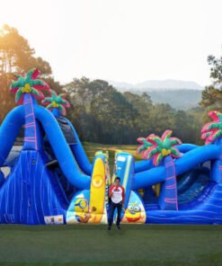 50ft Minions Obstacle Course (Dry or Wet/Water Slide)