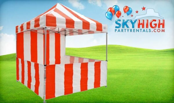 8'x8' Carnival Tent w/ Sidewalls