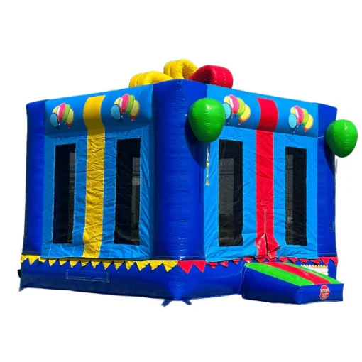 Blue / Pink Gift Box Bouncer - Image 2