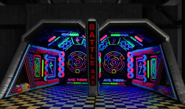 Battle Axe Blacklight Axe Throw