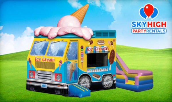 Ice Cream Truck Bounce House Combo