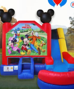 Mickey 6in1 Bounce House Combo (Dry or Wet/Water Slide)