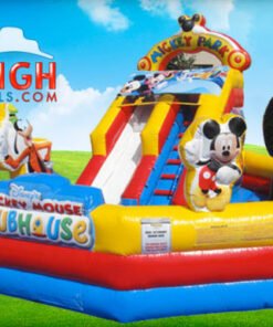 Mickey Playzone Toddler Bounce House Combo Slide (Dry/Wet)