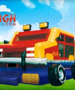 Monster Truck Bounce House Moonwalk