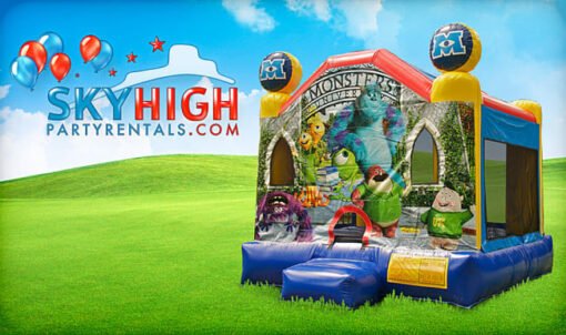 Monsters University Bounce House Moonwalk