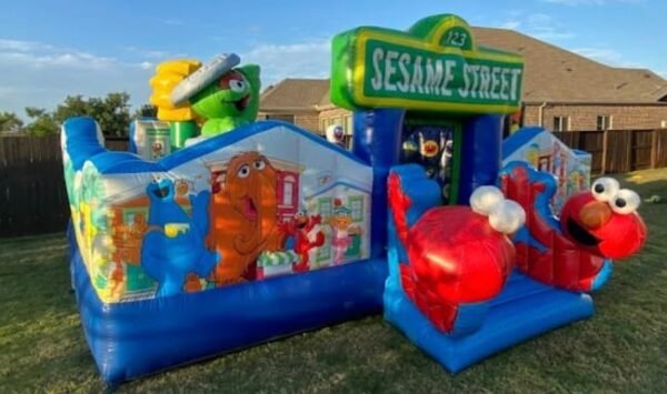 Sesame Street Toddler Bounce House Moonwalk