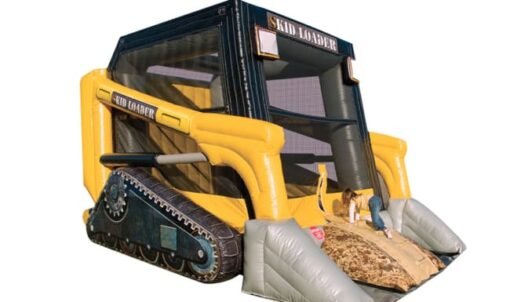 Skid Loader Construction Bounce House