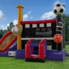 Sports Combo EZ Bouncer with Wet or Dry Slide