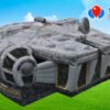 Star Wars Millennium Falcon Bounce House Combo