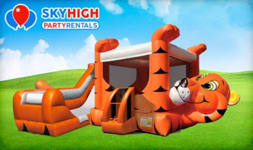 Tiger Belly Bounce House Combo w/ (Dry or Wet/Water Slide)