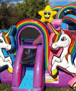 Unicorn Toddler Playzone w/ (Dry or Wet/Water Slide)