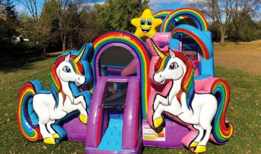 Unicorn Toddler Playzone w/ (Dry or Wet/Water Slide)
